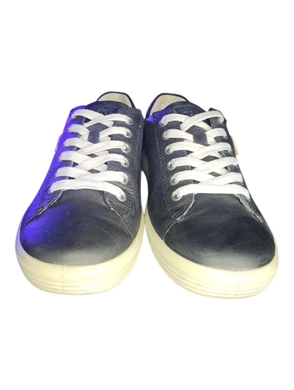 Ecco Leather Soft Sneakers, Womens 38 EU (7-7.5 US) - Picture 4 of 11